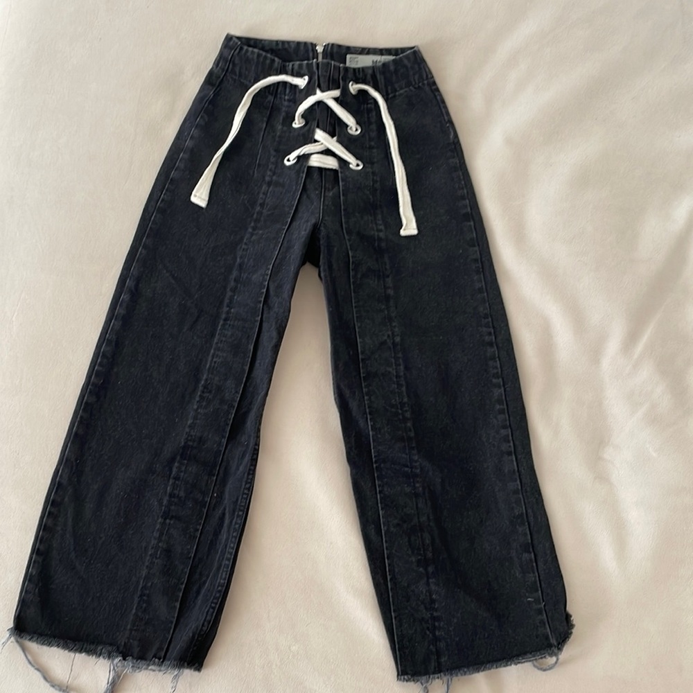Topshop denim culottes